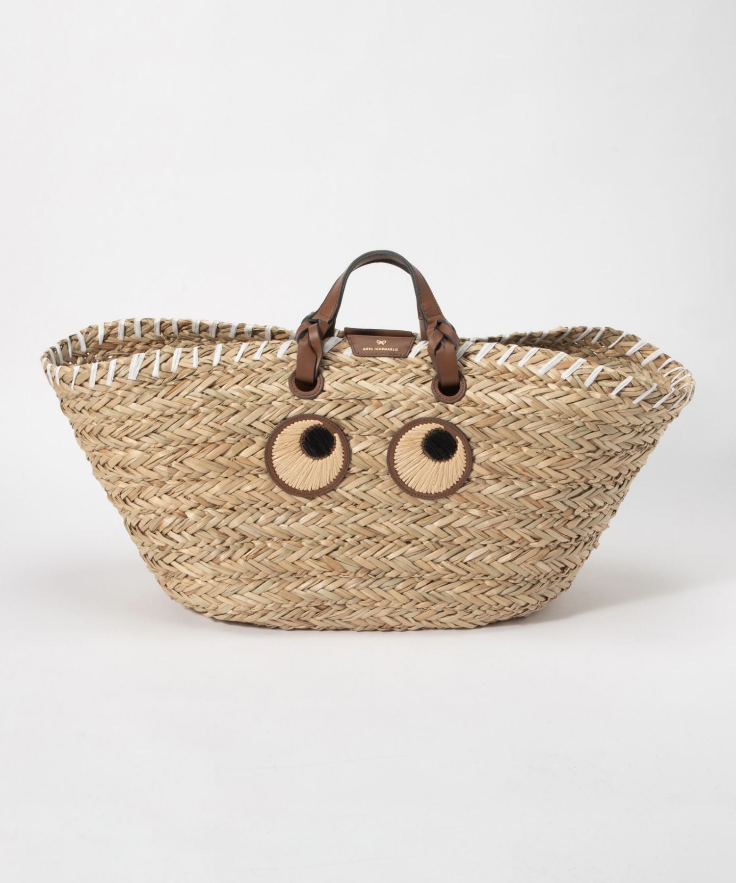 LARGE PAPER EYES BASKET ハンドバッグ