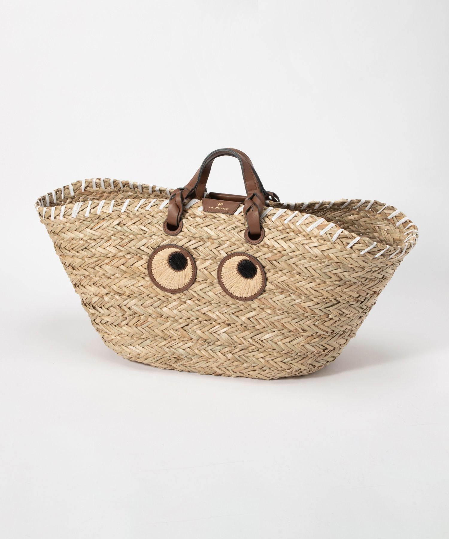 LARGE PAPER EYES BASKET ハンドバッグ