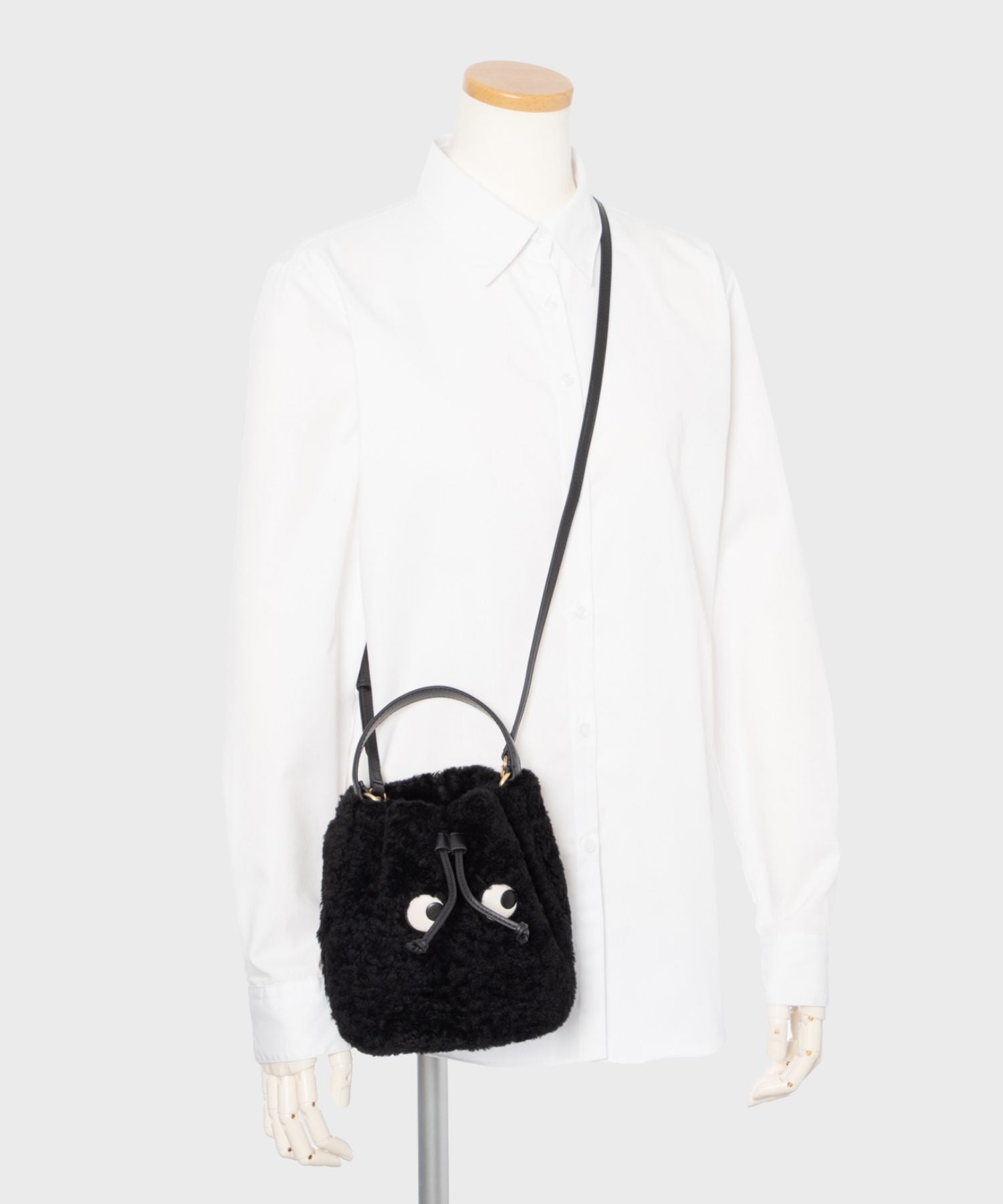 DRAWSTRING CROSS BODY EYES shoulder bag 