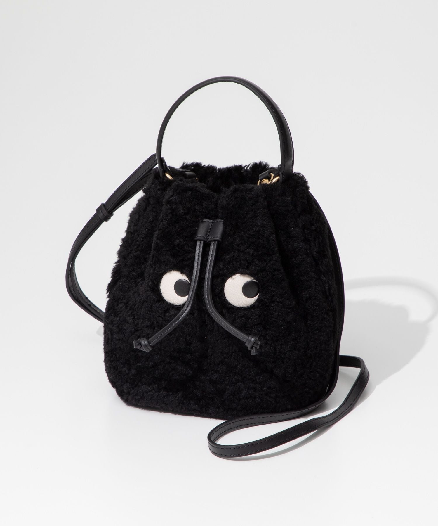 DRAWSTRING CROSS BODY EYES shoulder bag 