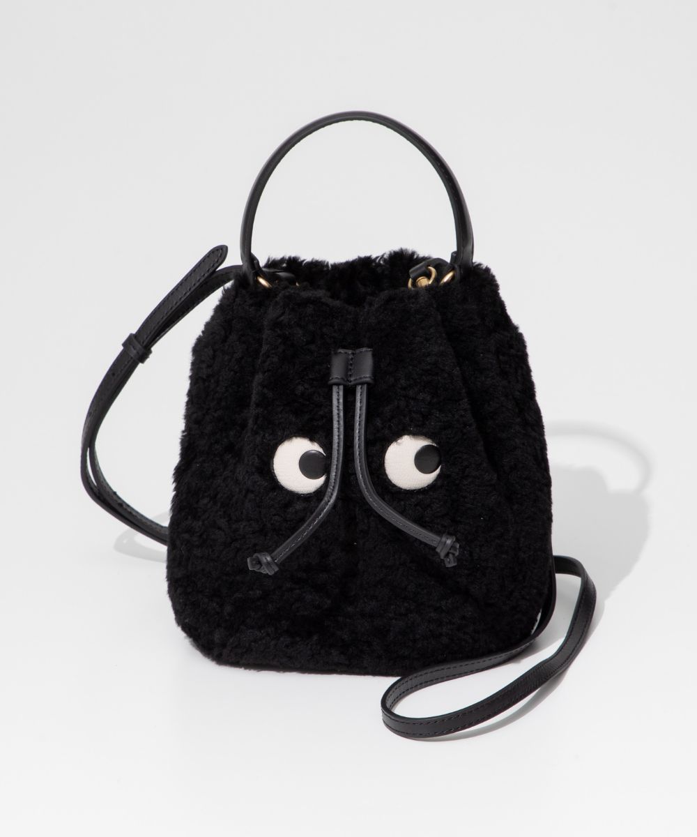 DRAWSTRING CROSS BODY EYES ショルダーバッグ