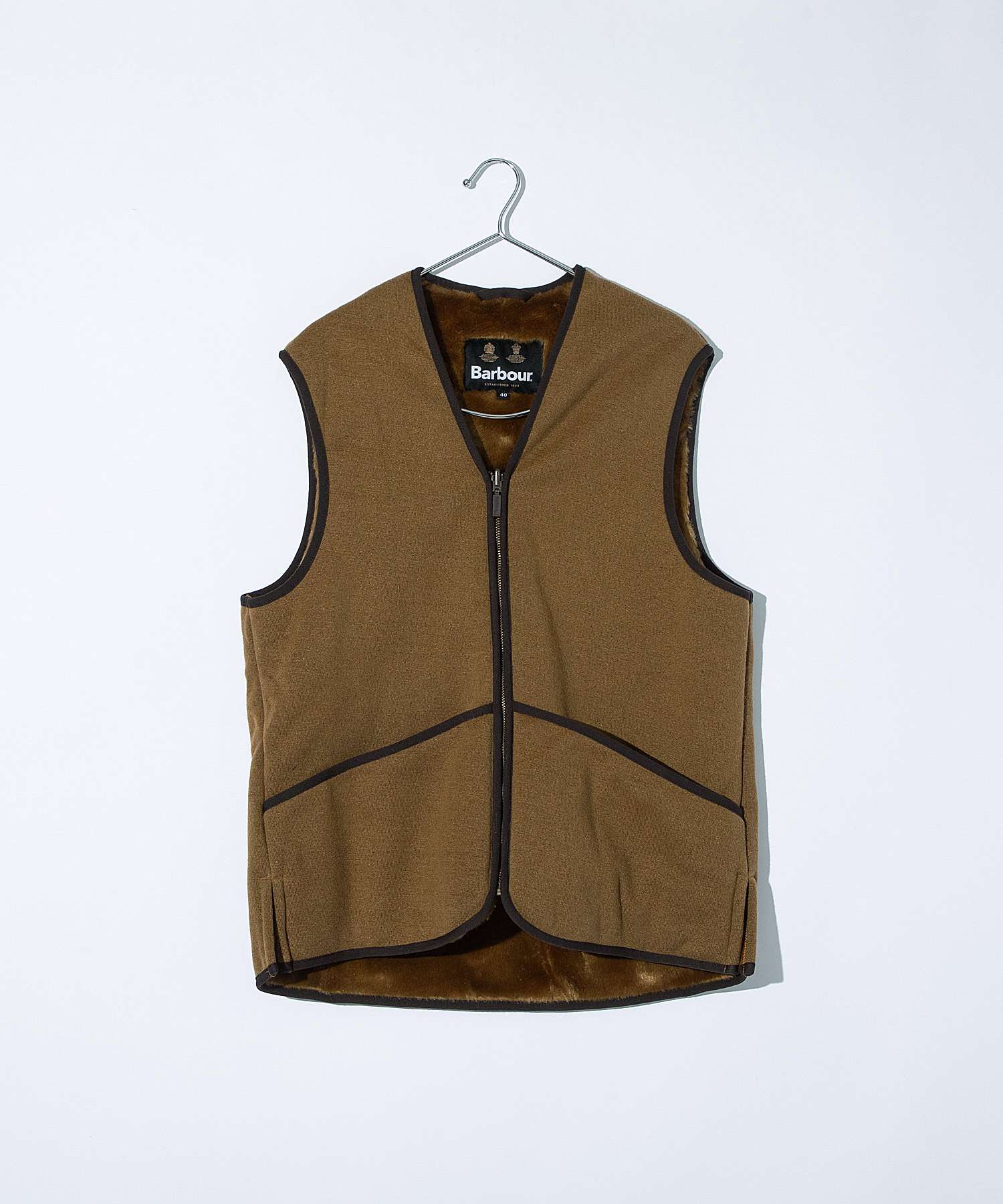 WARM PILE WAISTCOAT ZIP-IN LINER VEST 