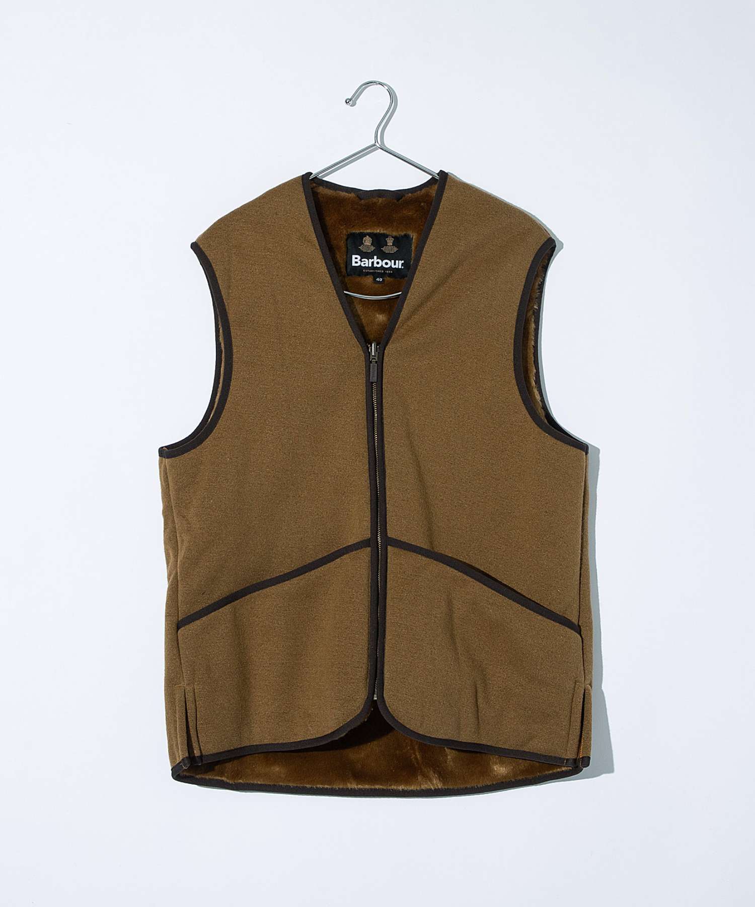 WARM PILE WAISTCOAT ZIP-IN LINER VEST 