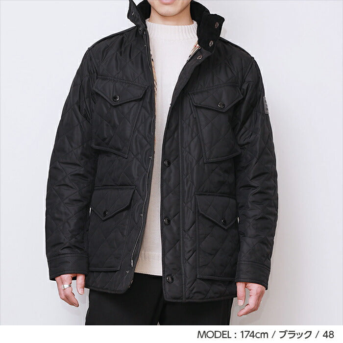 PACK-AWAY HOOD QUILTED THERMOREGULATED FIELD JACKET QUILT JACKET 