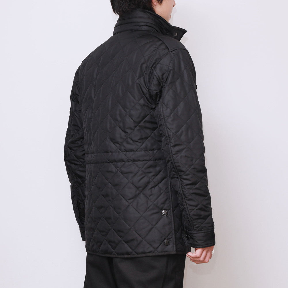 PACK-AWAY HOOD QUILTED THERMOREGULATED FIELD JACKET QUILT JACKET 