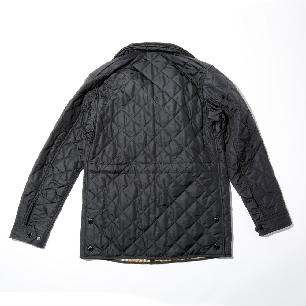 PACK-AWAY HOOD QUILTED THERMOREGULATED FIELD JACKET QUILT JACKET 