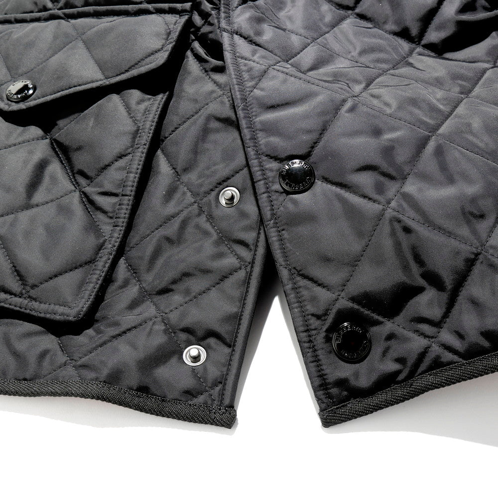 PACK-AWAY HOOD QUILTED THERMOREGULATED FIELD JACKET QUILT JACKET 