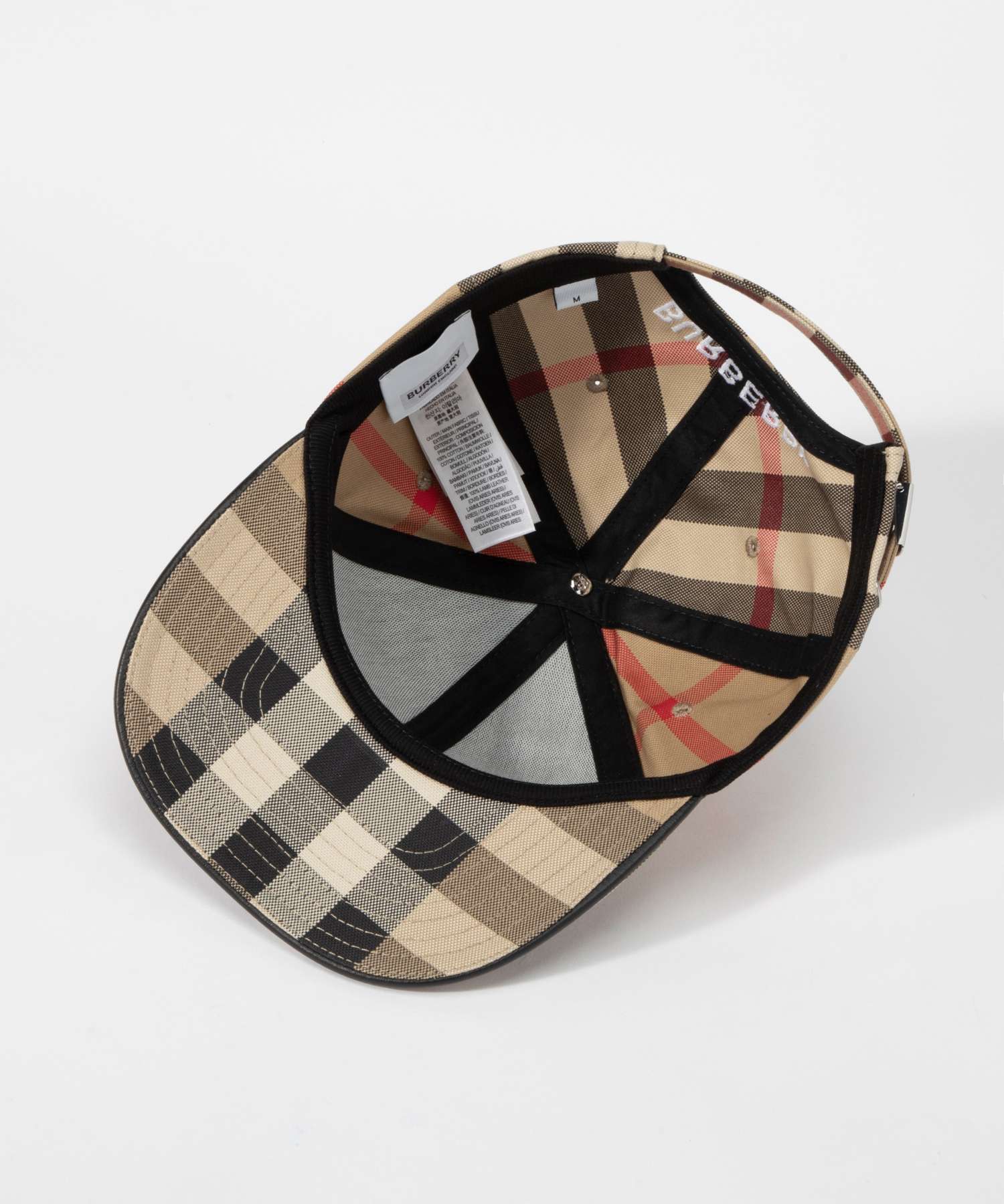 GIANT CHECK CANVAS BASEBALL CAP 