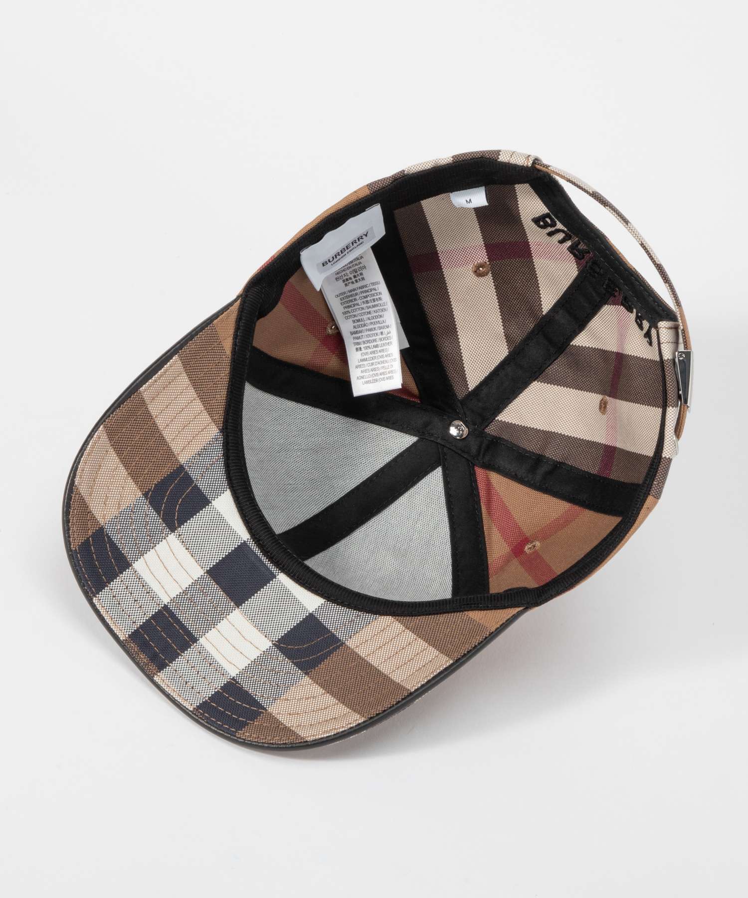 GIANT CHECK CANVAS BASEBALL CAP 