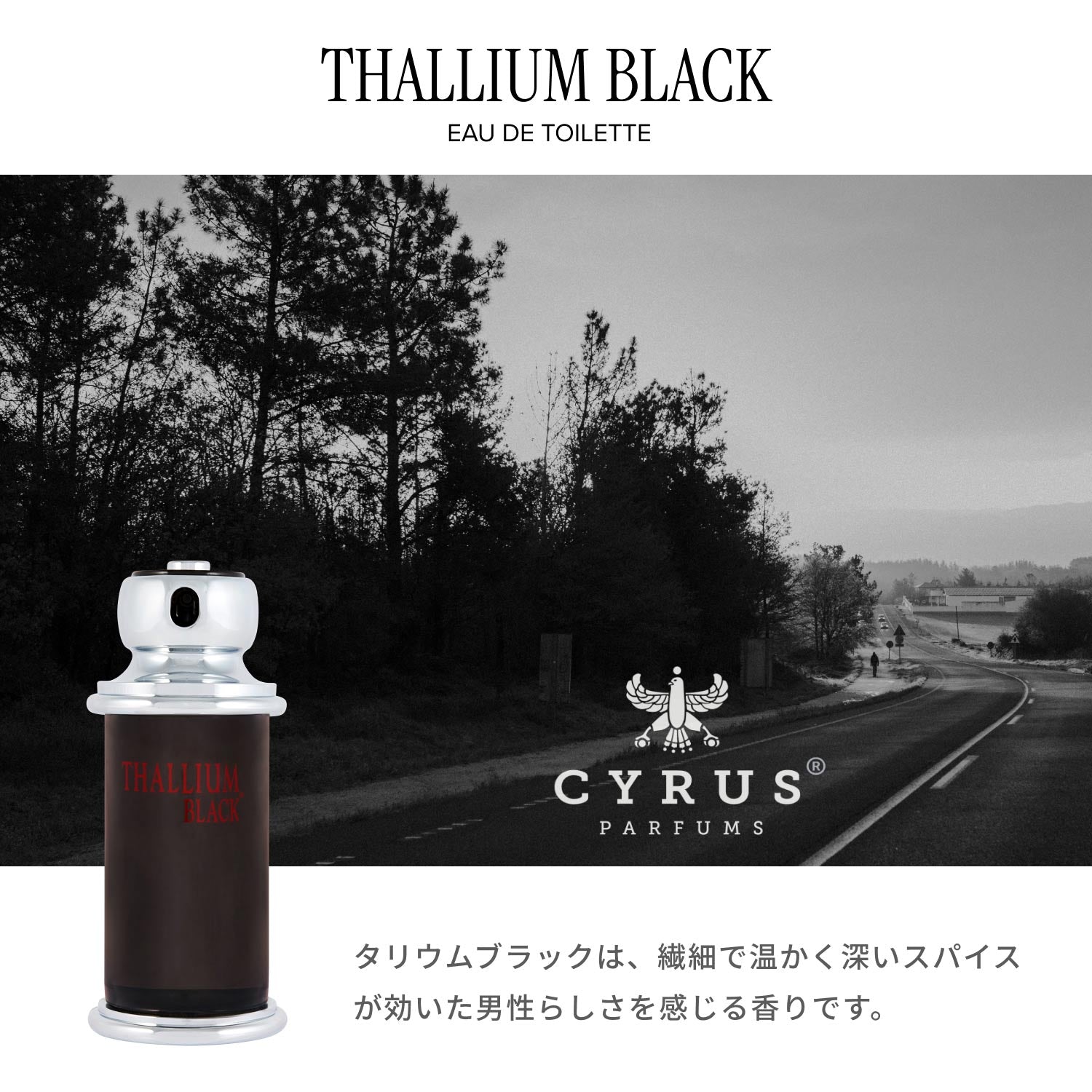 THALLIUM BLACK オードトワレ 100ml