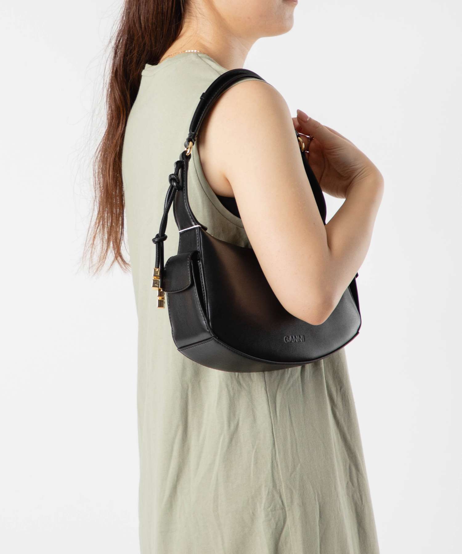 GANNI SHOULDER BAG ハンドバッグ