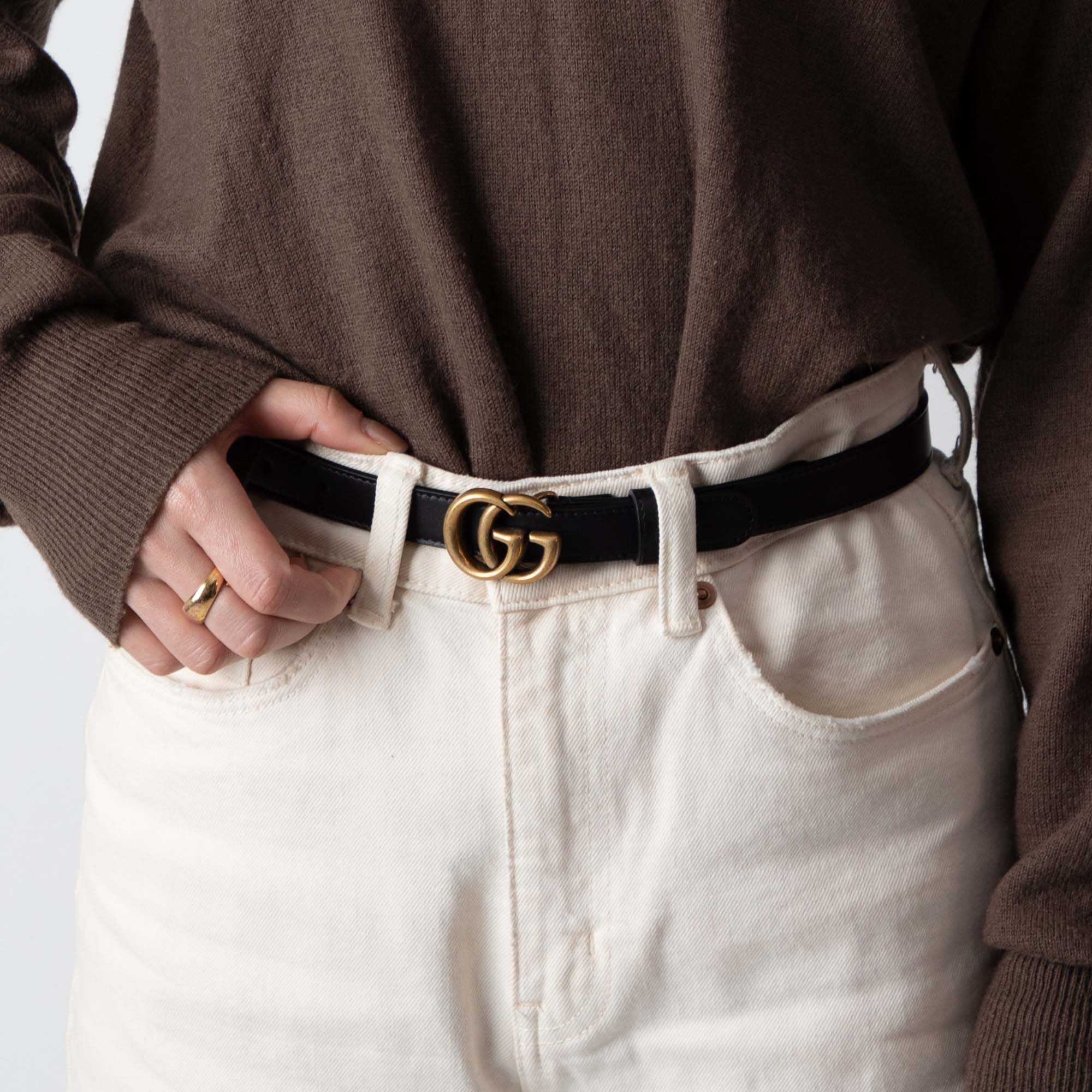 DOUBLE G BUCKLE BELT 