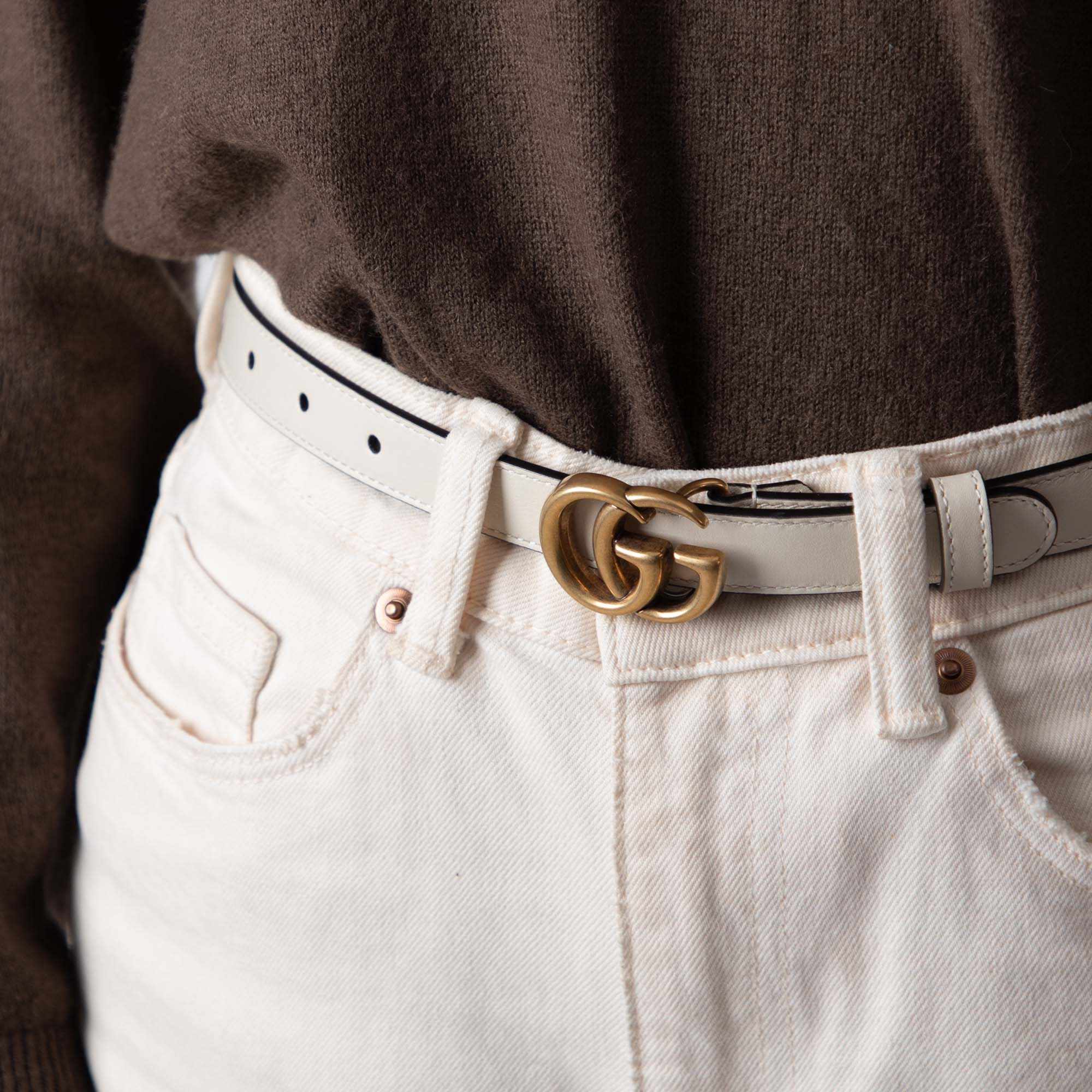 DOUBLE G BUCKLE BELT 