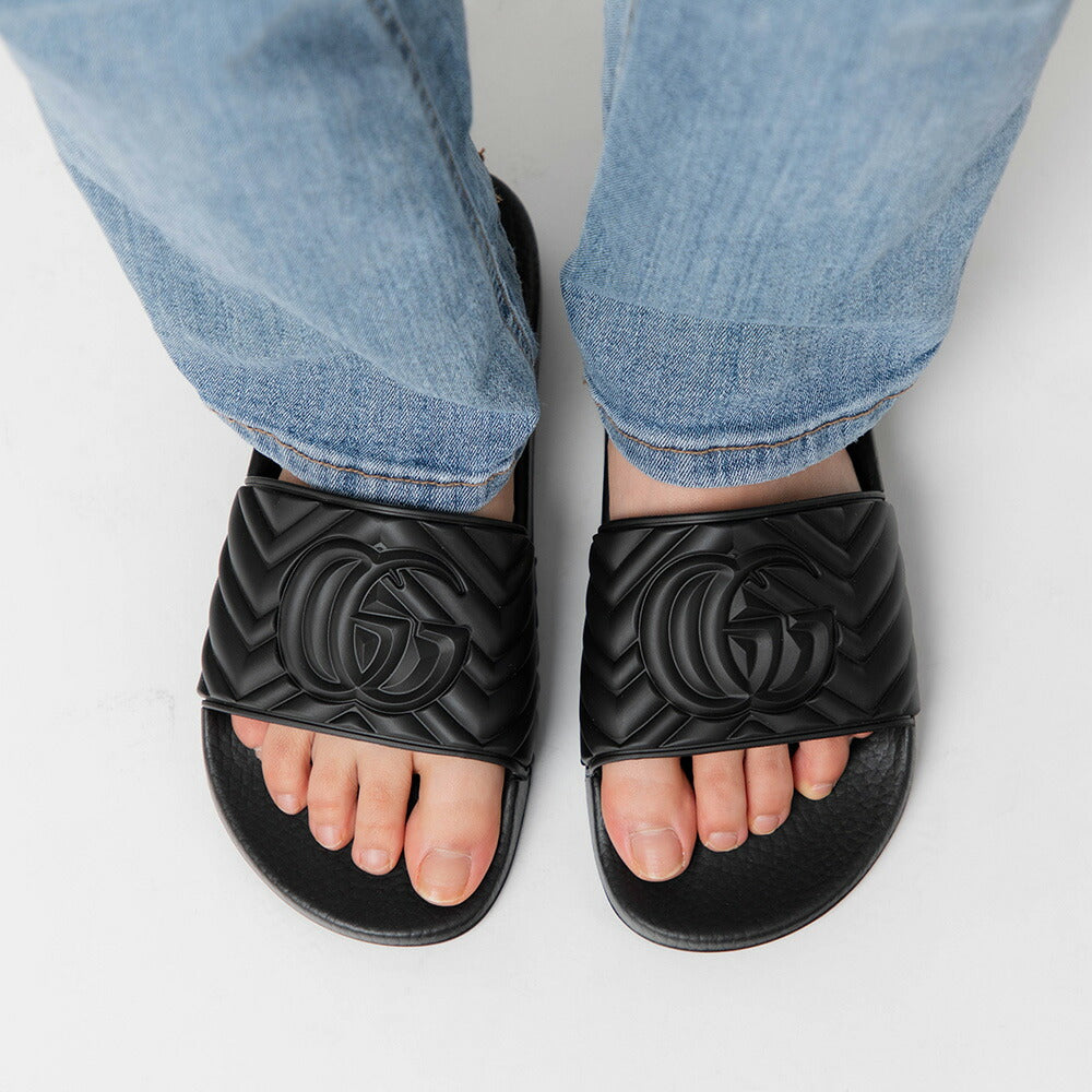 GG rubber sandals 