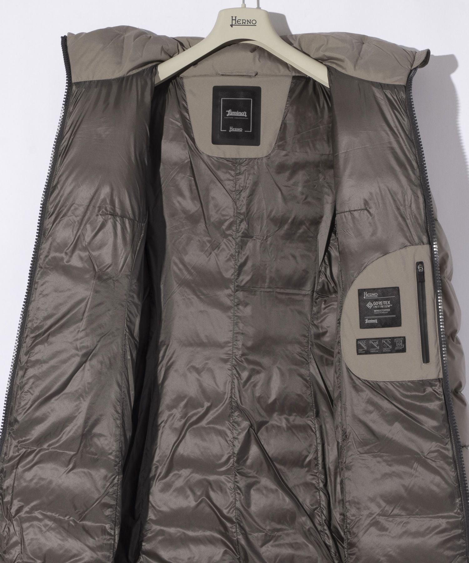 LAMINAR GORE-TEX WINDSTOPPER down coat 