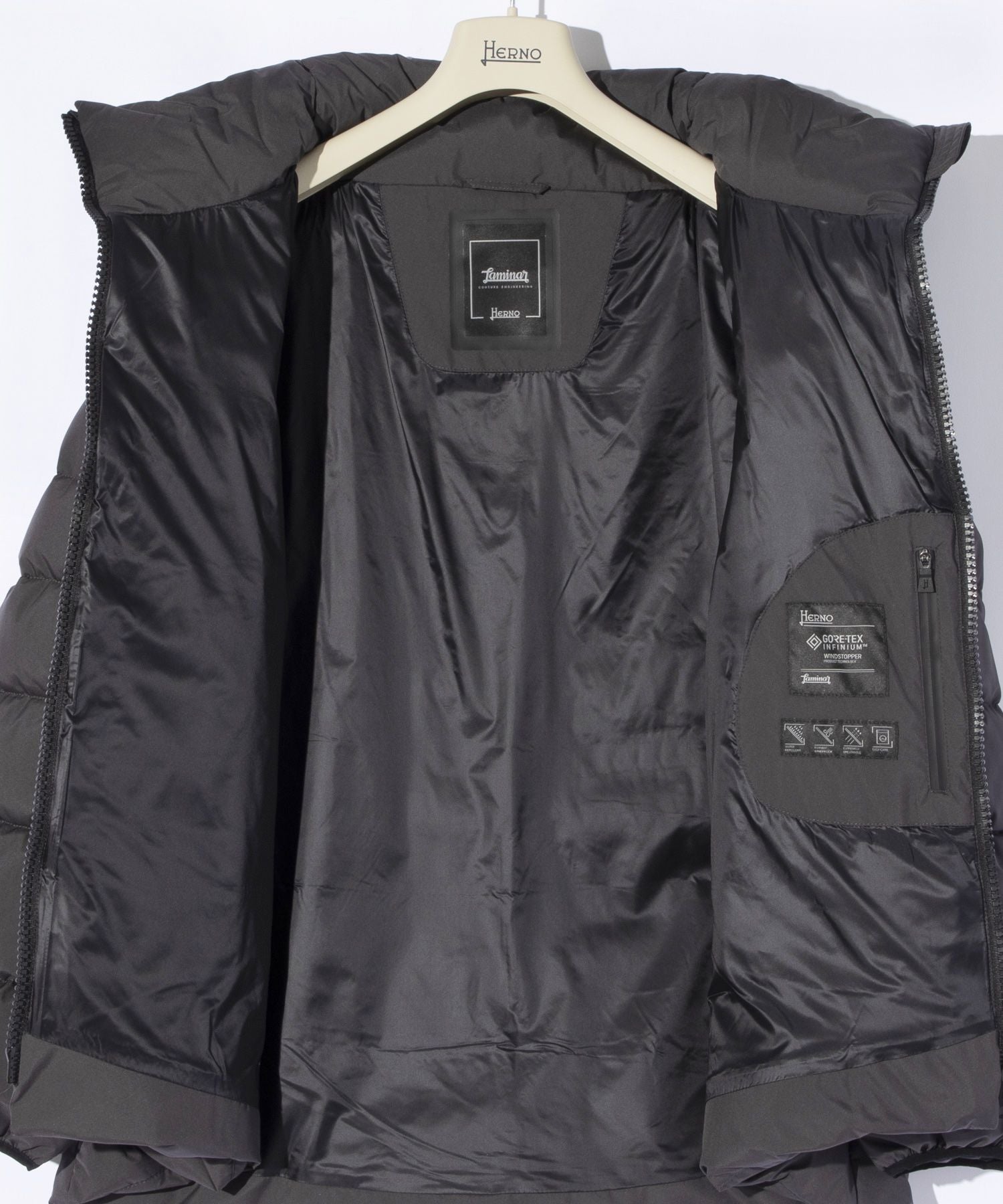 LAMINAR GORE-TEX WINDSTOPPER A SHAPE down jacket 