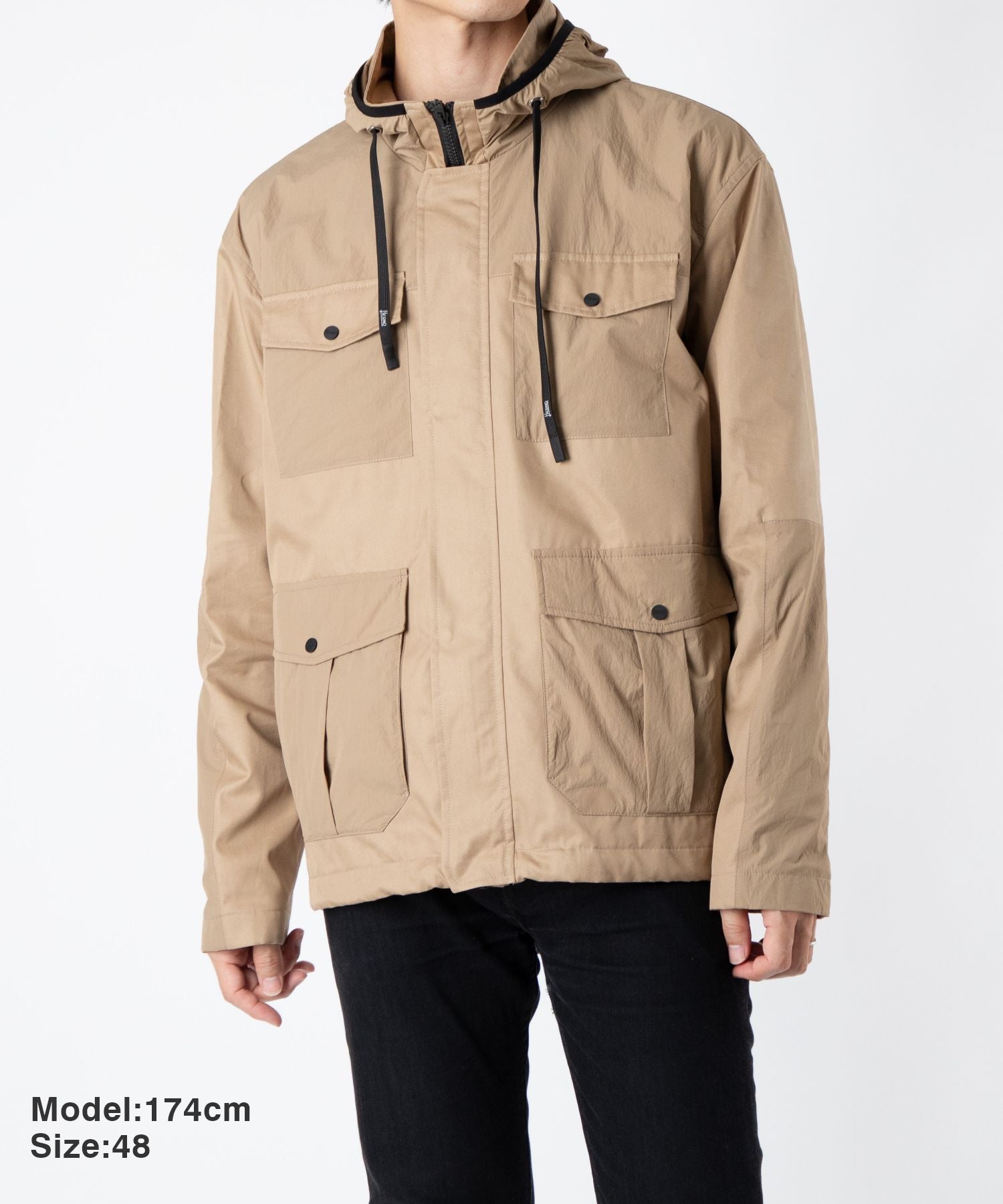 FIELD JACKET IN COTTON GABARDINE jacket 