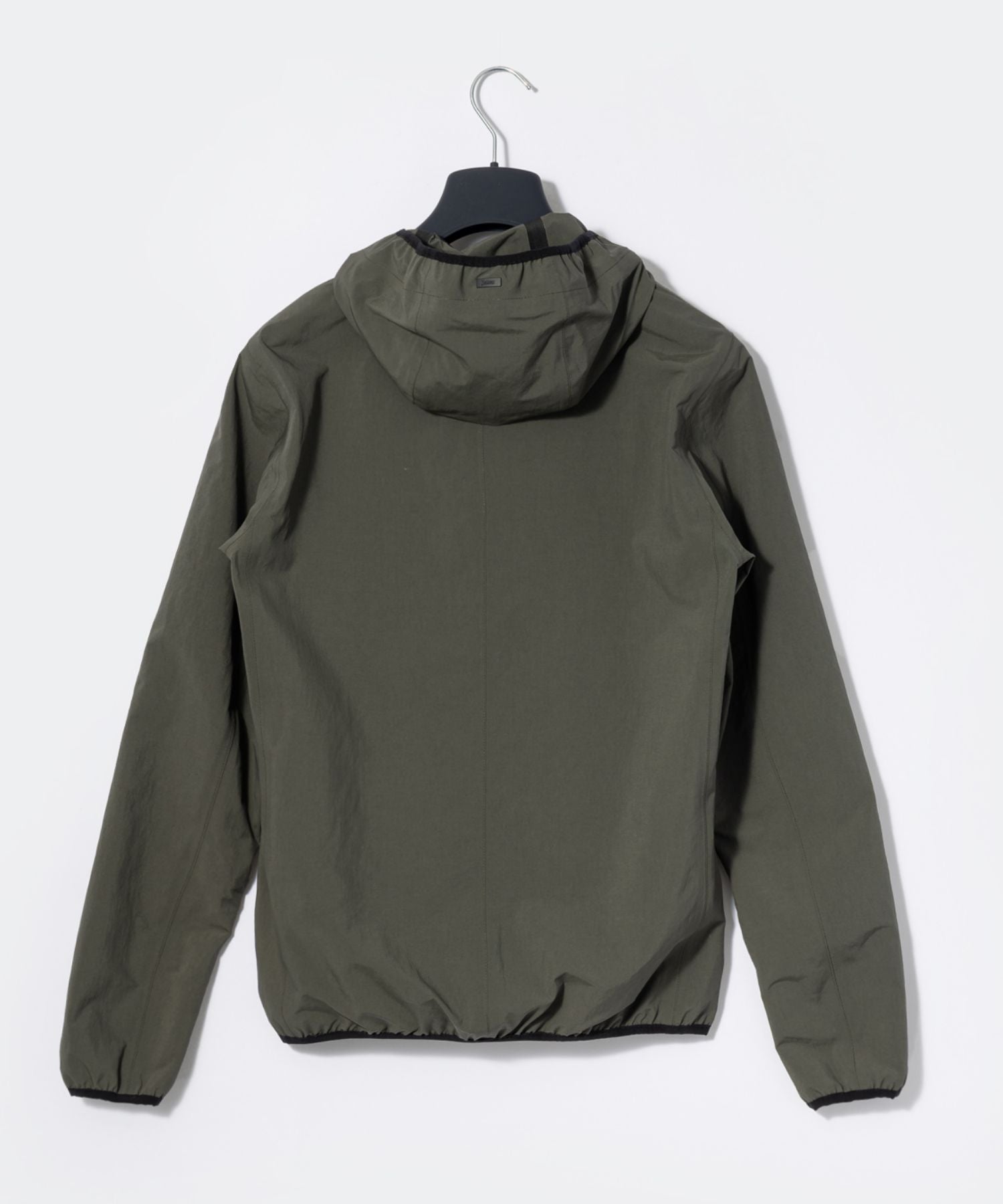 zip-up blouson hoodie 