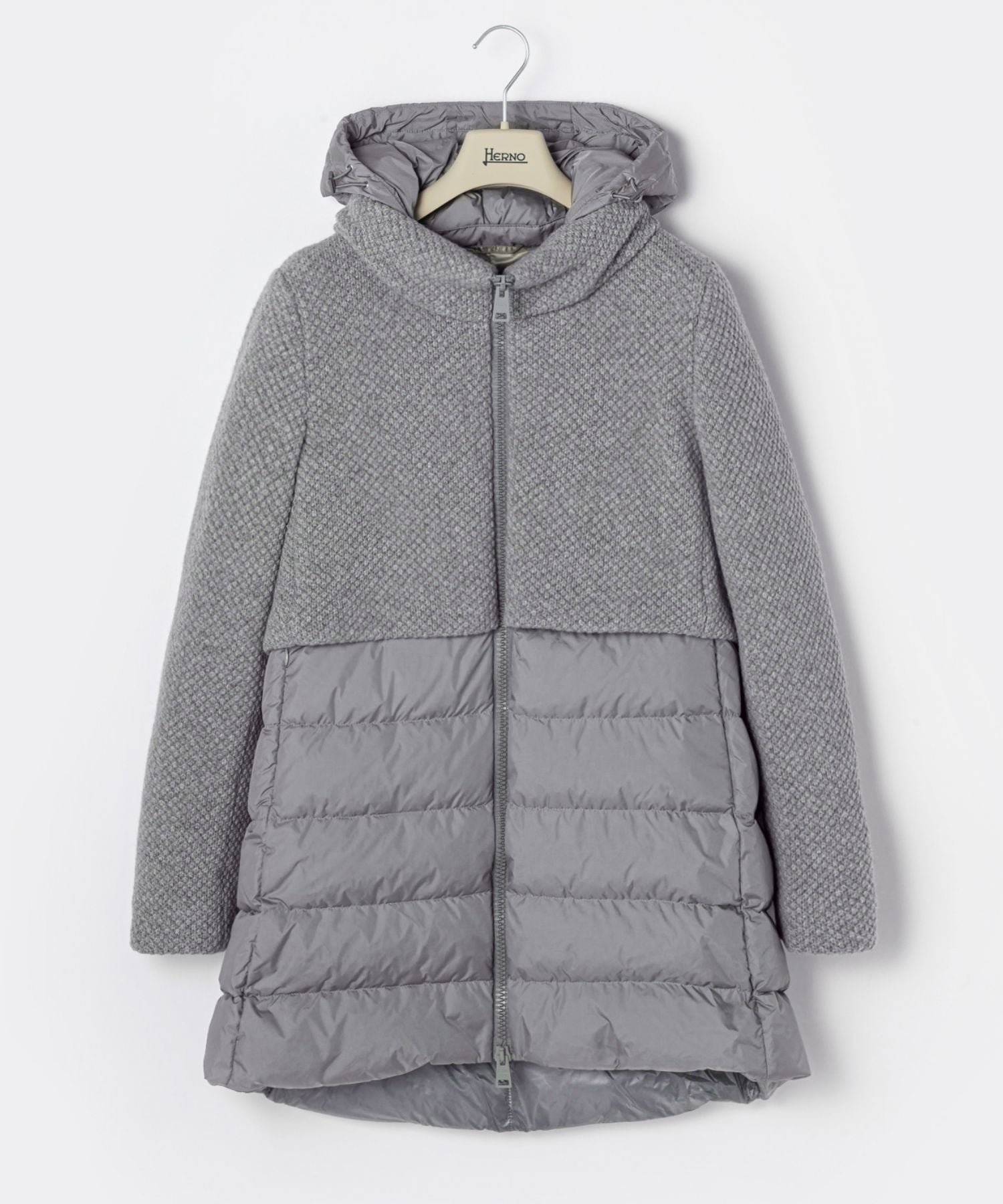 DIAGONAL WOOL AND NUAGE PARKA ダウンコート