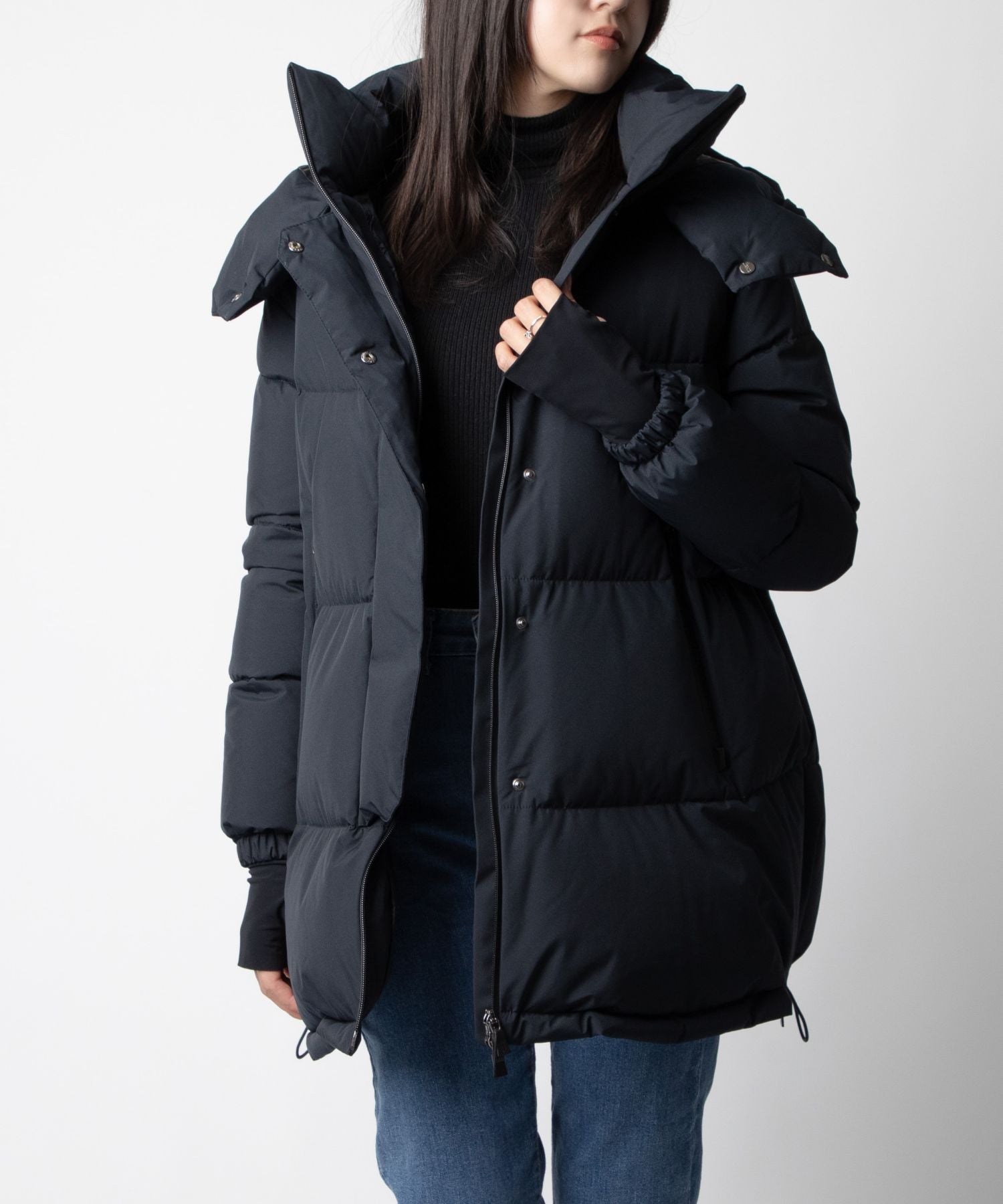 LAMINAR OVERSIZE GORE-TEX WINDSTOPPER COAT down jacket 