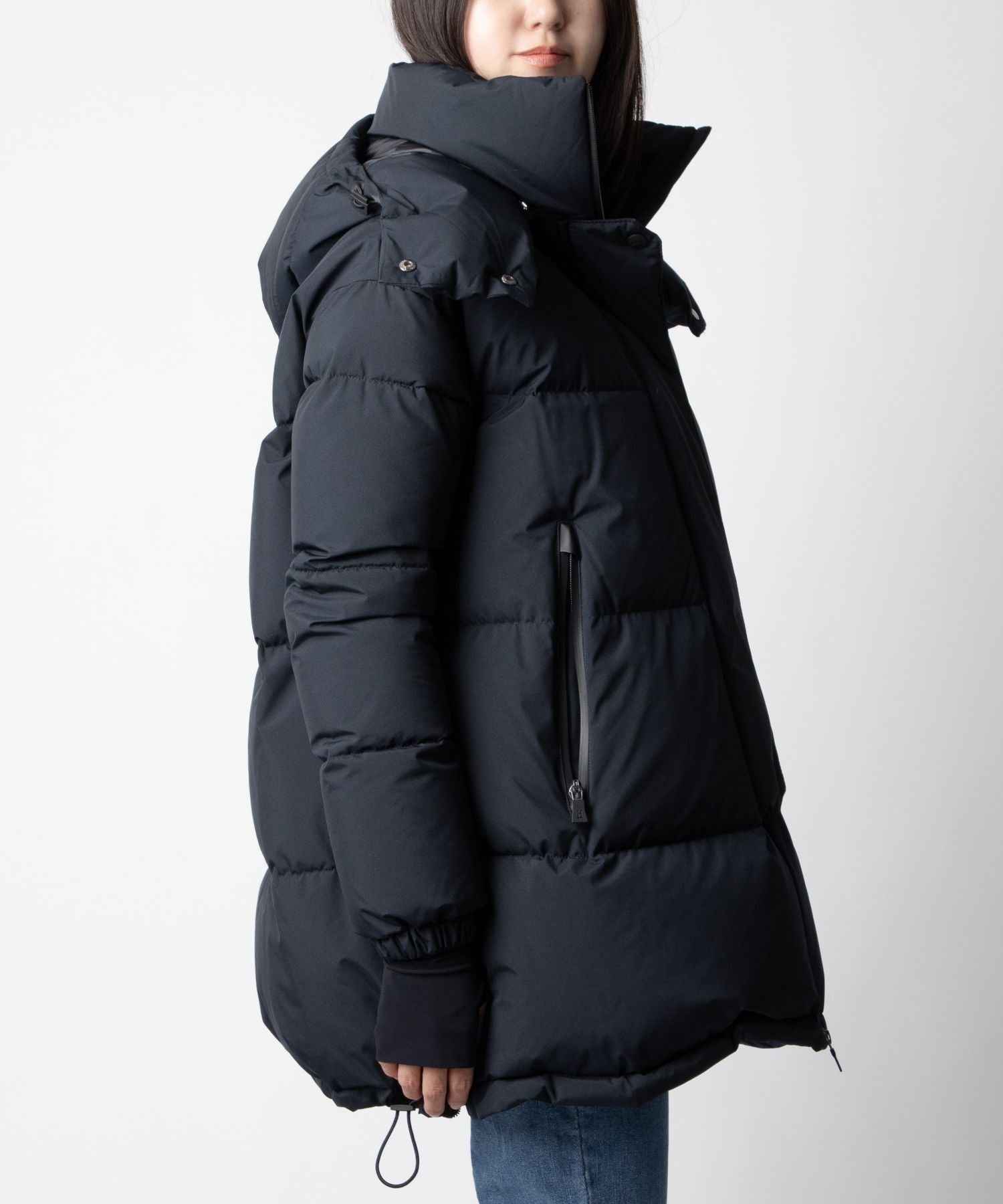 LAMINAR OVERSIZE GORE-TEX WINDSTOPPER COAT down jacket 