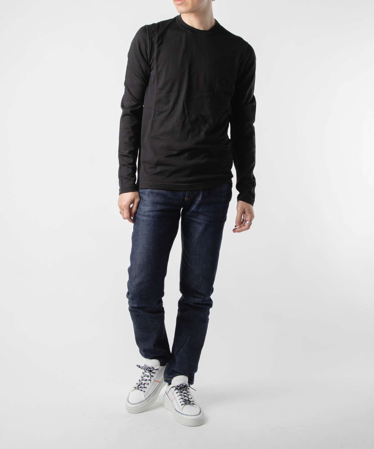 CREW NECK LONG SWEATER 