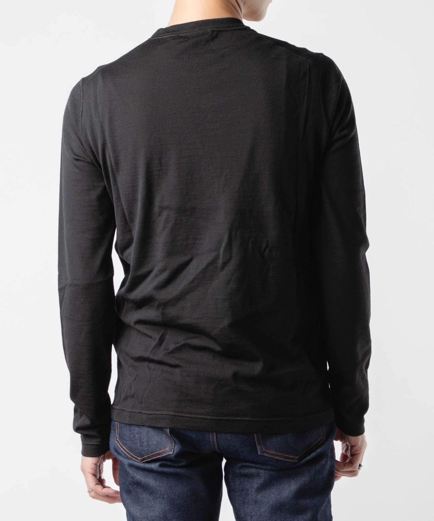 CREW NECK LONG SWEATER 