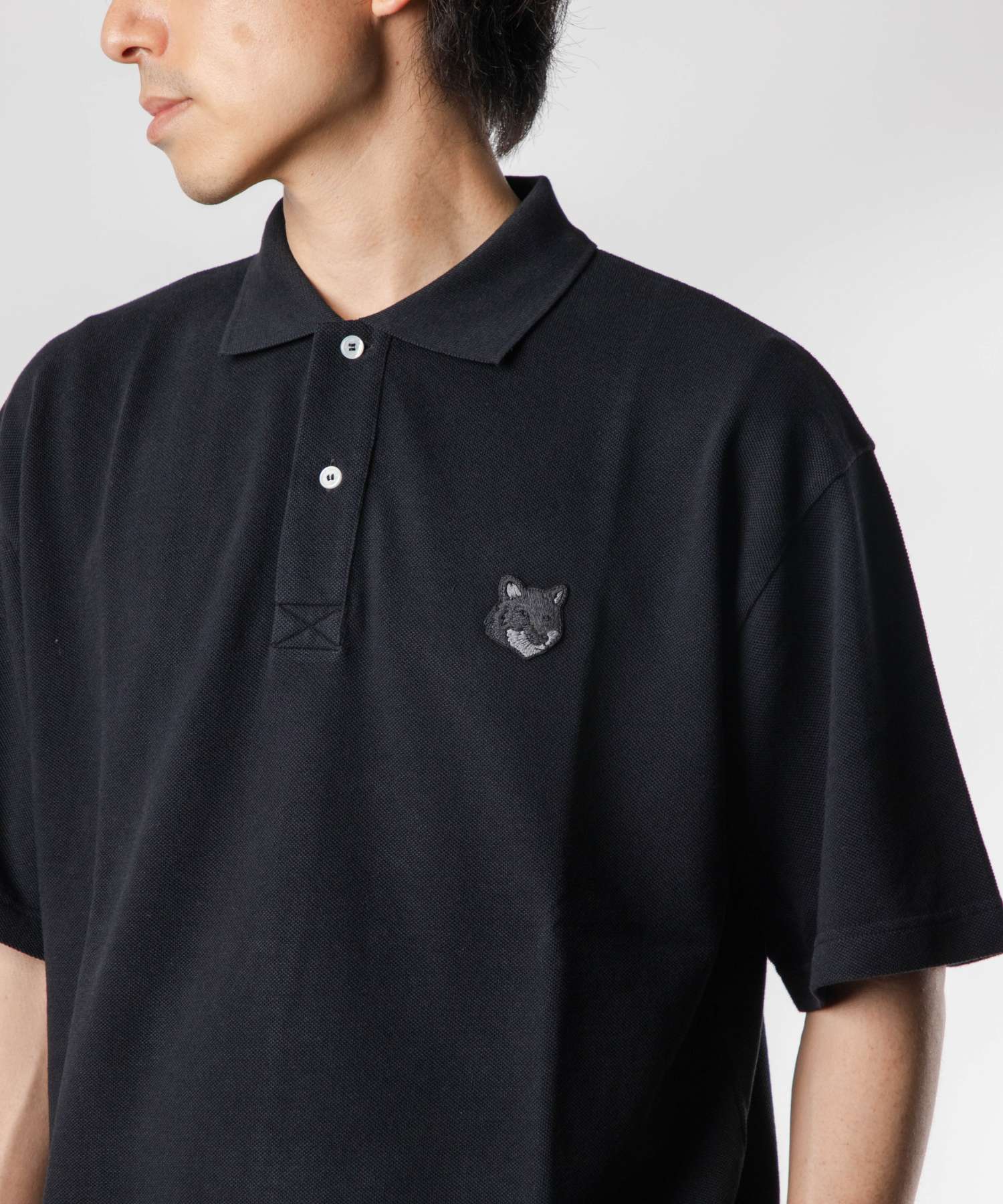 BOLD FOX HEAD PATCH OVERSIZE POLO ポロシャツ