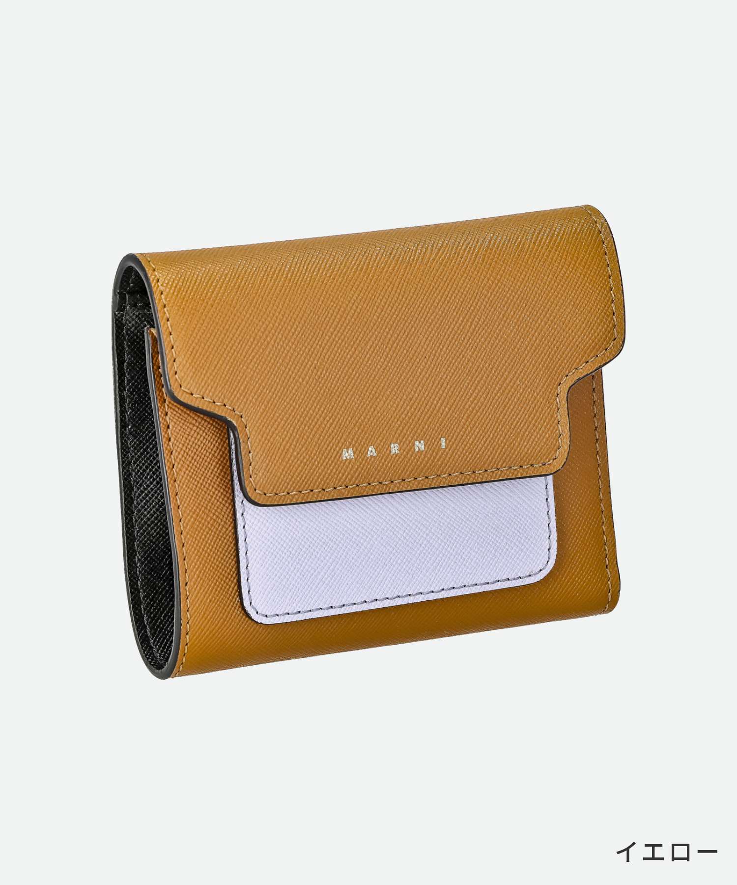 SQUARE WALLET W/FLAP bifold wallet 