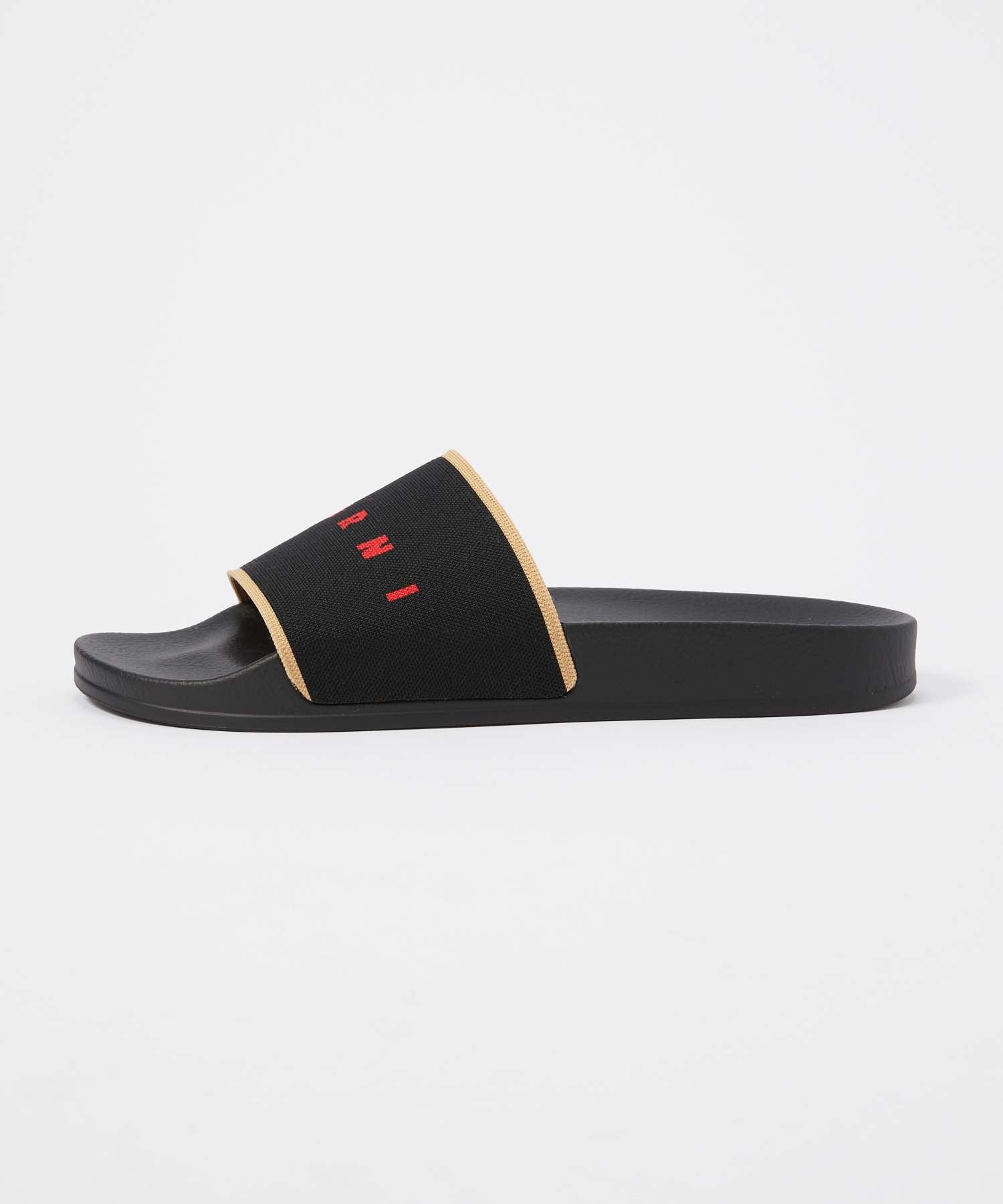 LOGO JACQUARD SLIDE sandals 