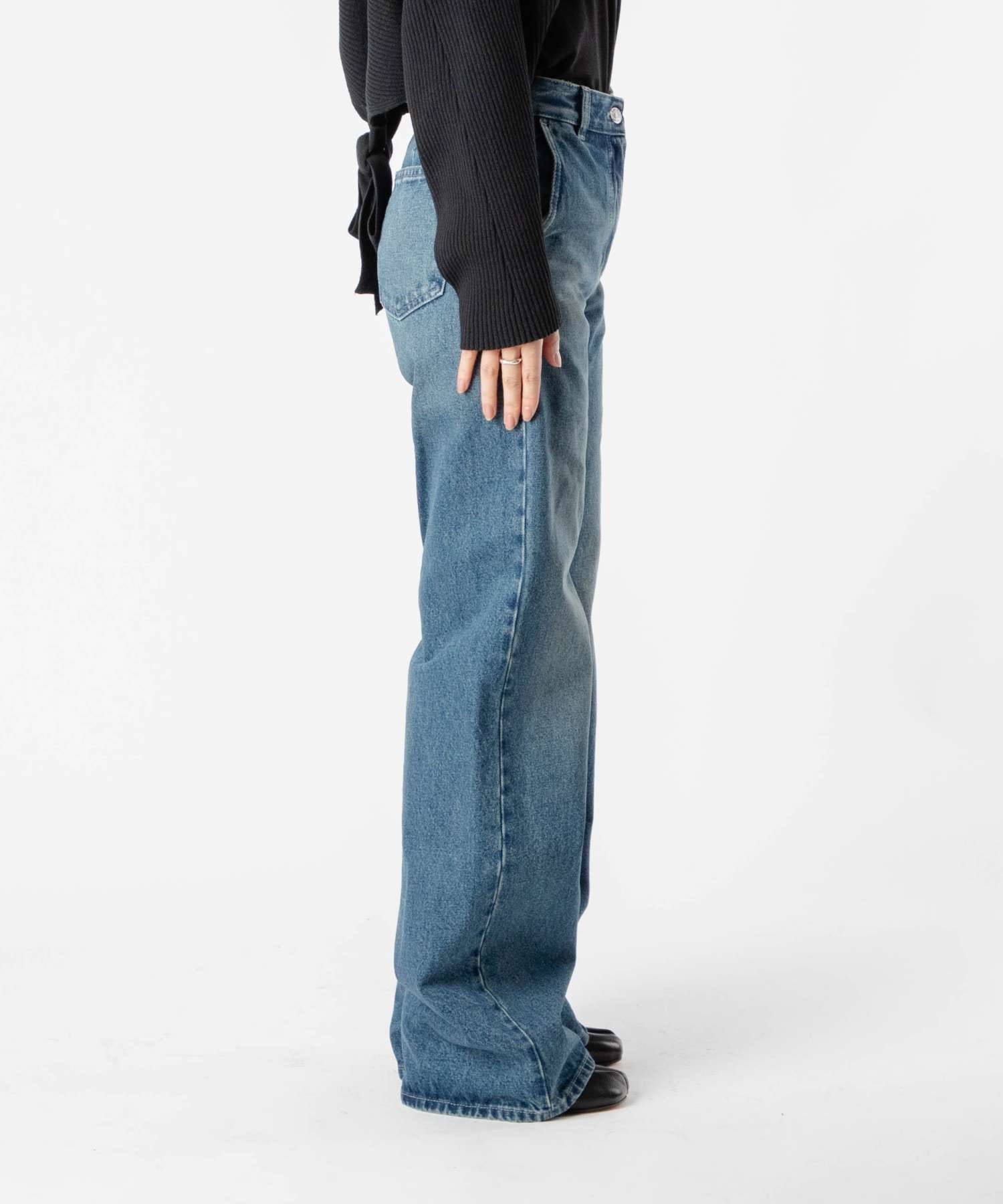 WIDE STRAIGHT JEANS 