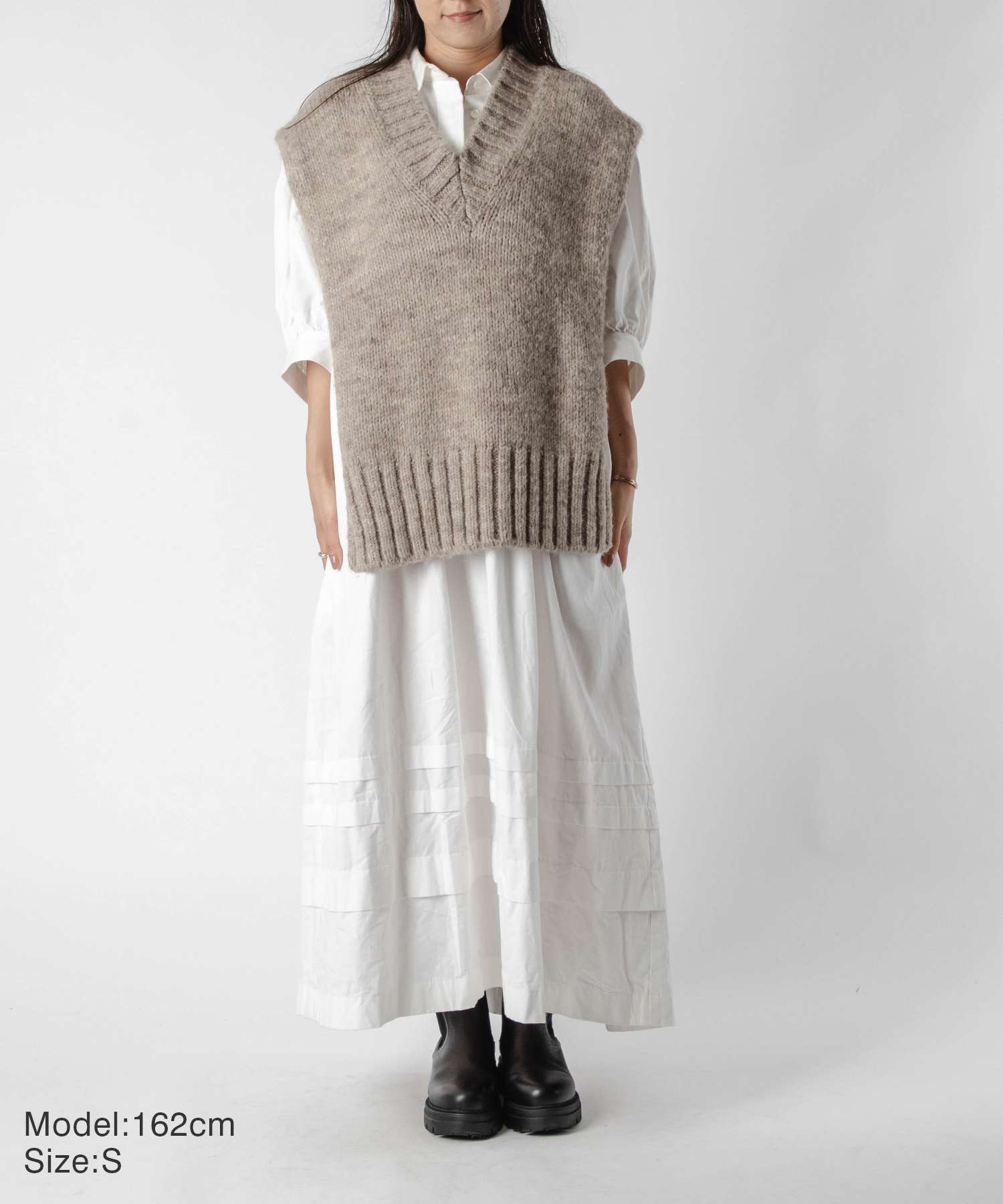 KNIT TABARD vest 