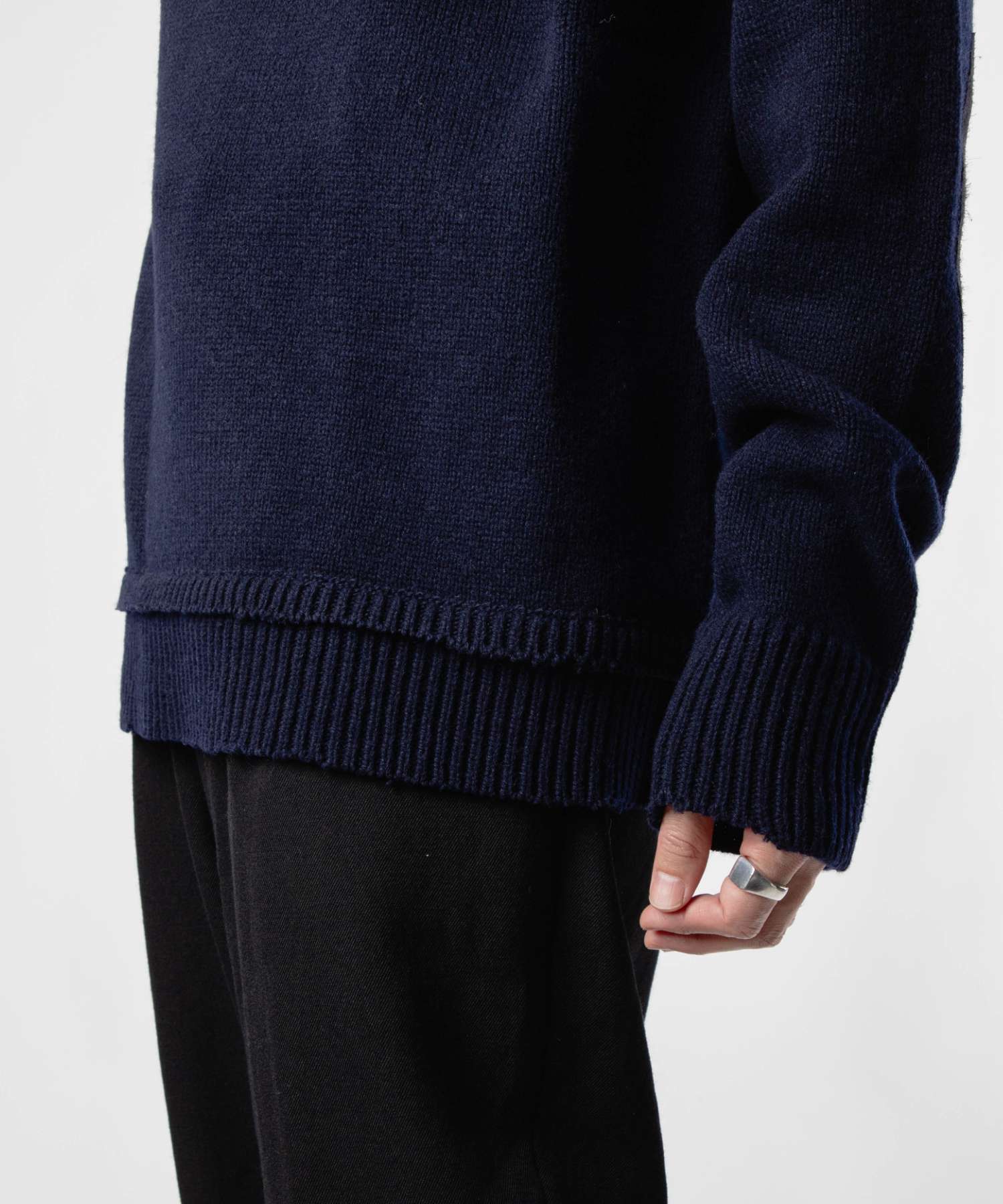 elbow patch sweater 