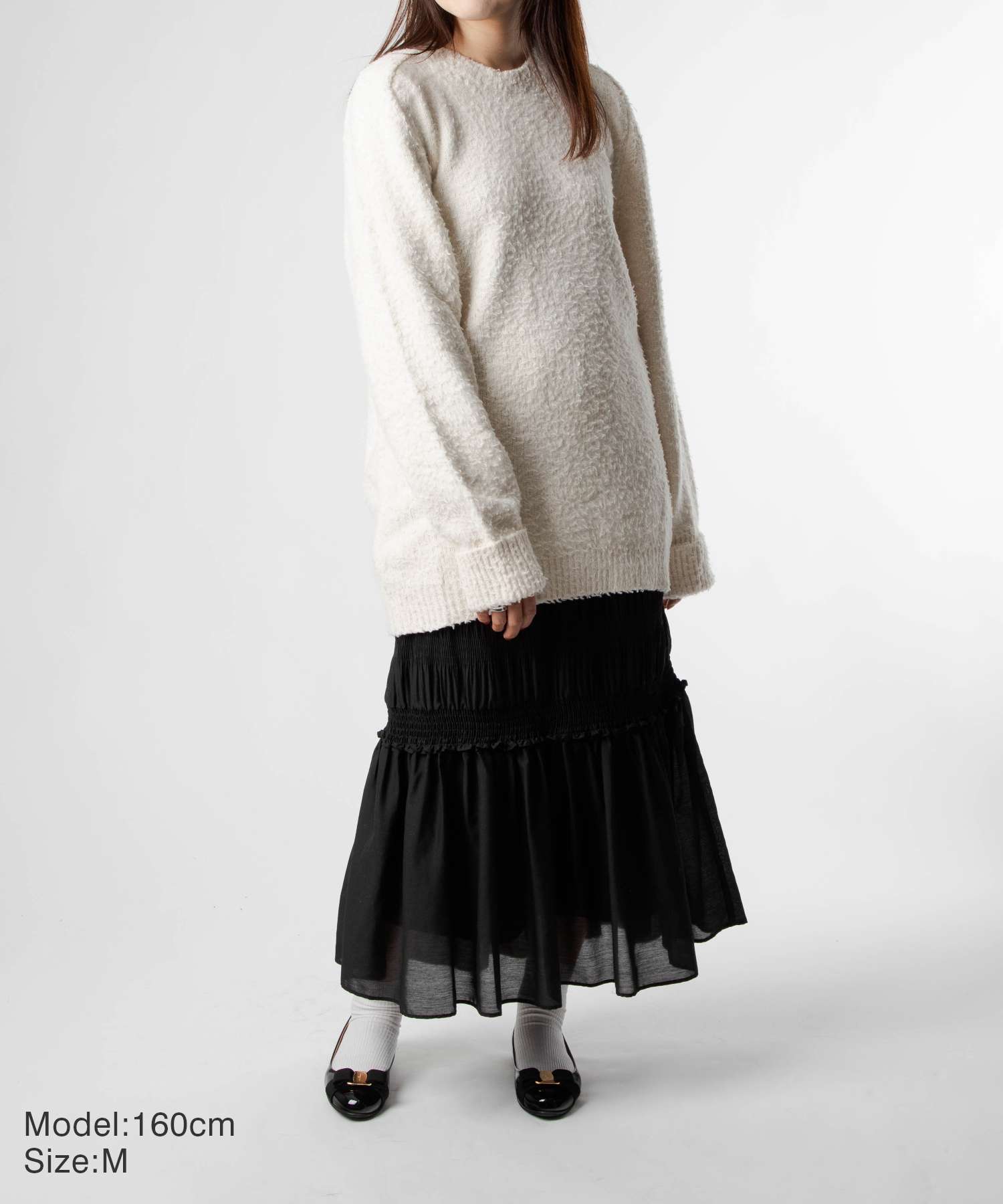 oversized pile sweater 