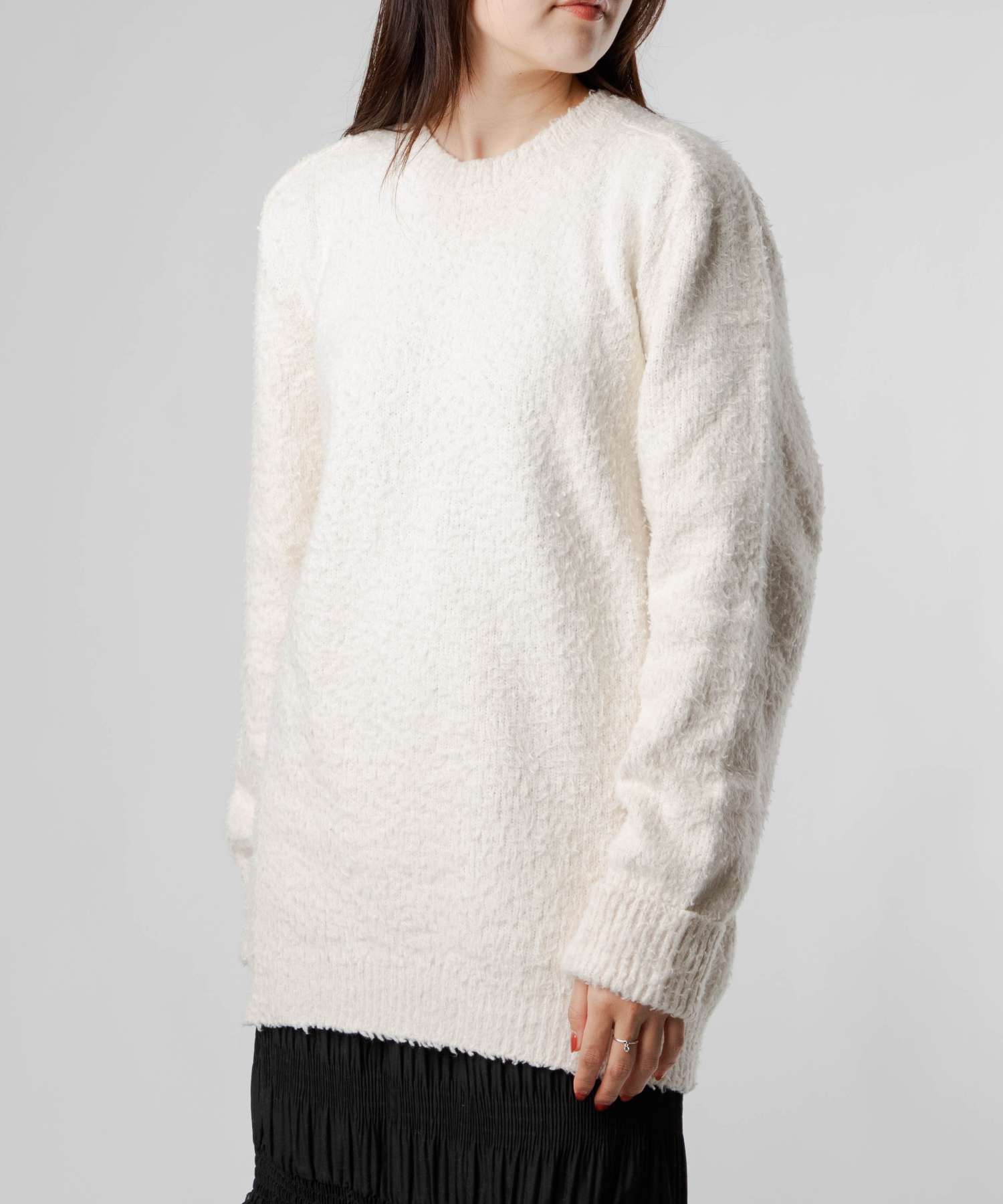 oversized pile sweater 