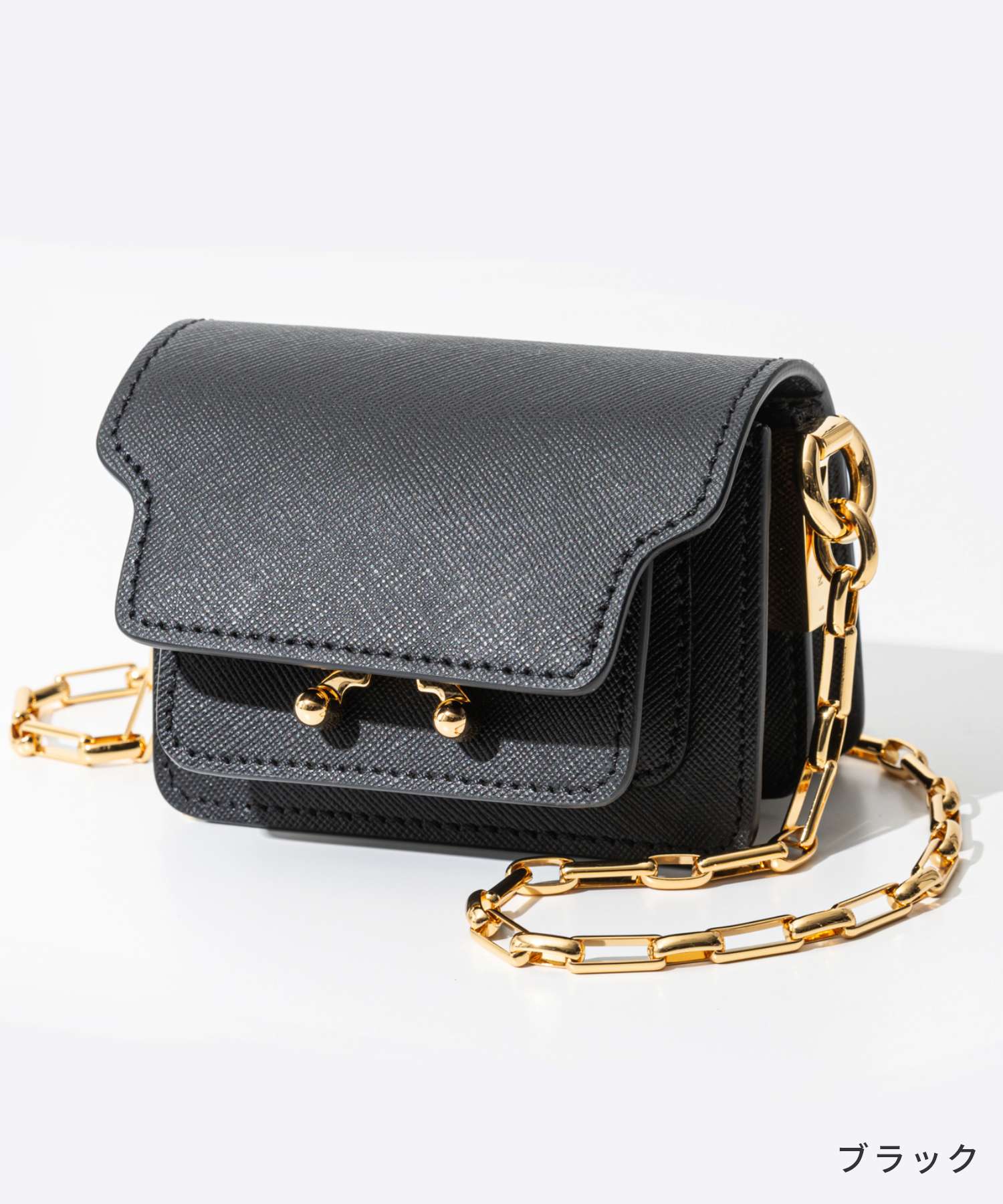 TRUNK NANO W/CHAIN ​​shoulder bag 