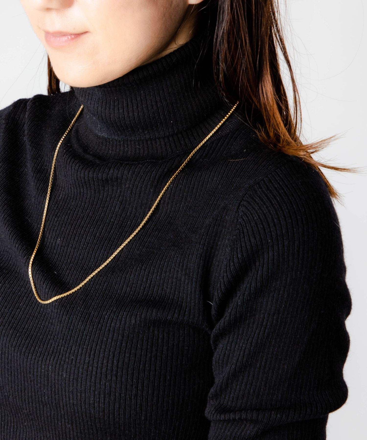 SQUARE CHAIN ​​GOLD Necklace 