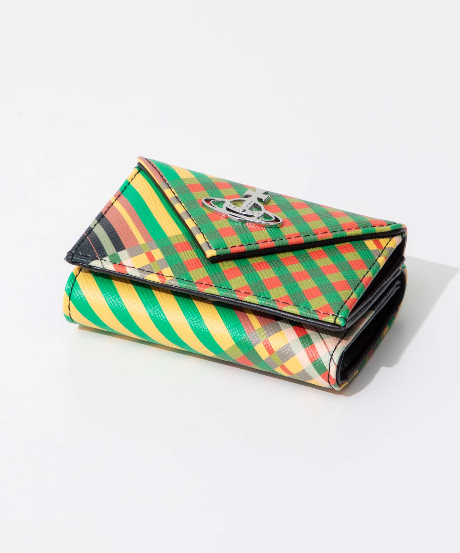 SAFFIANO PRINT ENVELOPE BILLFOLD 三つ折り財布